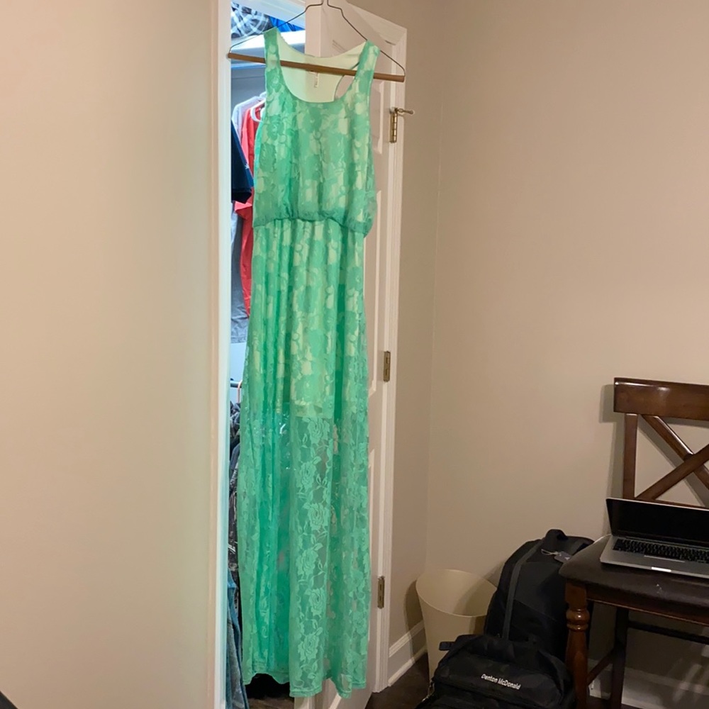 Mint Green Dress